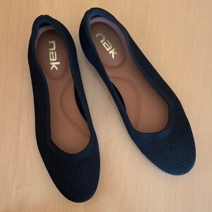 NAK black Women's Flats European size 40 USA 9.5